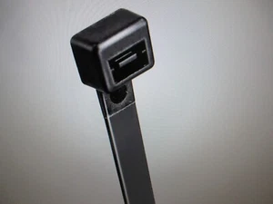 17 Zoll Schwerlast 120 Pfund Zugfestigkeit UL 21S Nennkabelbinder Reißverschluss - 100 Stück - Bild 1 von 4