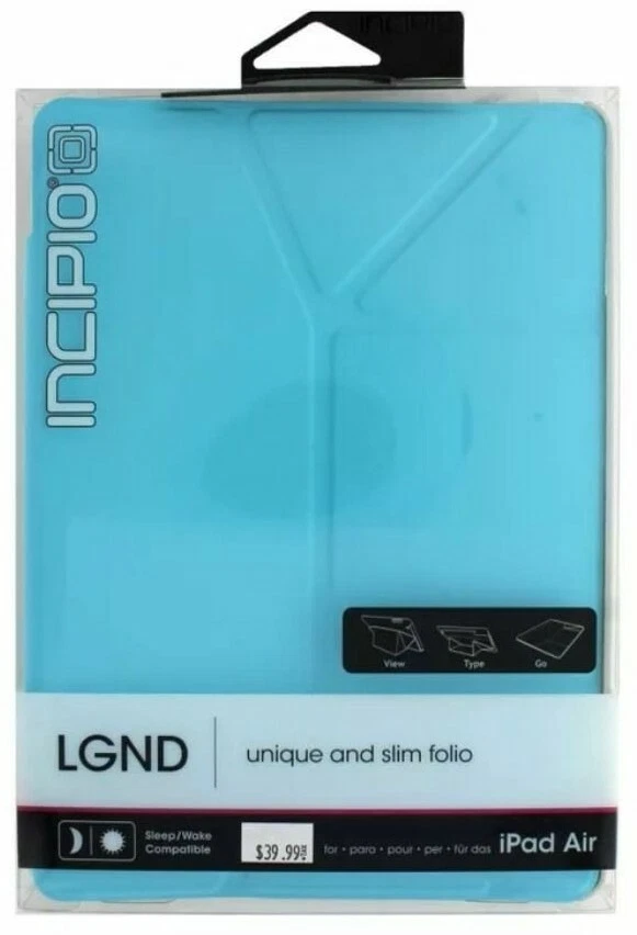 Brand New Original INCIPIO LGND Hard Shell Case for Apple iPad Air - Light Blue - Image 1 of 3