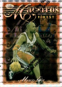1996-97 Finest Refractors #105 Mario Elie S 