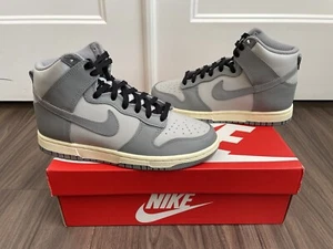 Nike Dunk High Women Grey Sail Cream Size 7 W / 5.5 Y (DD1869 001) - Picture 1 of 6
