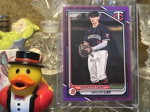 2024 Bowman Prospect BP-143 Brooks Lee Purple 054/250 Minnesota Twins - Picture 1 of 2