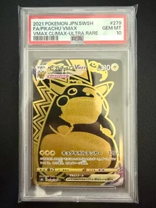 PSA 10 Pikachu VMAX 279/184 UR Card Japanese VMAX CLIMAX 2021 Pokemon - Bild 1 von 2