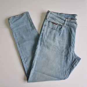 Jeans uomo Tommy Hilfiger Scanton slim - denim elasticizzato dinamico blu - W42 L32 - Foto 1 di 7