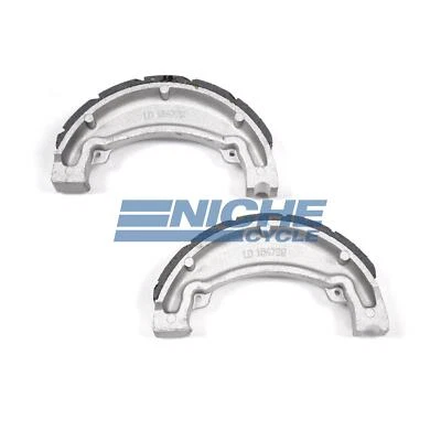 Zapatas de freno traseras ranuradas para Honda TRX 70 86-87 Foto 1 de 2