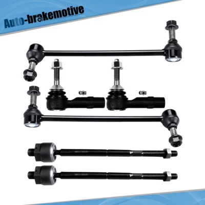 Barra estabilizadora para Lincoln MKT 2010-2011 12 eslabones extremos interiores exteriores de varilla de amarre 6 piezas Foto 1 de 4