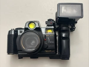 Canon Q8200 Camera 35mm Film Perfect Working Condition Vintage Black Flash - Picture 1 of 10
