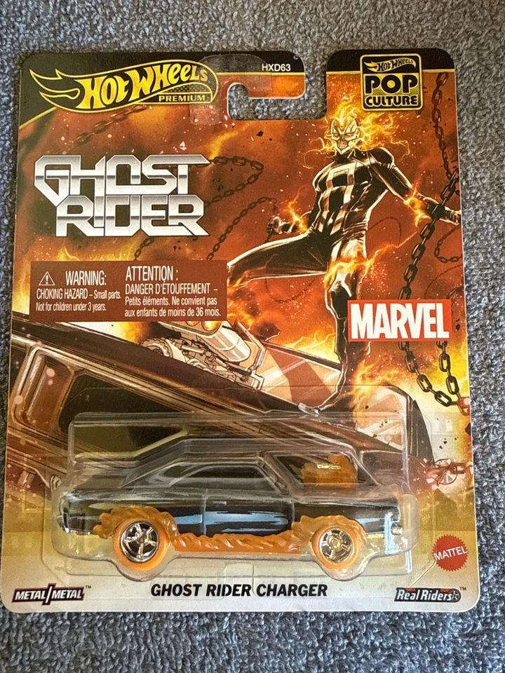 Hot Wheels Premium Pop Culture Ghost Rider Cargador Van Nuevo 2025 Foto 1 de 1