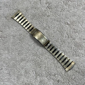 Correa de reloj Seiko cierre pulsera correa acero inoxidable tono dorado #0443 - Imagen 1 de 12