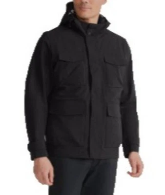 Tumi Tech Men's XL Military Jacket Black Coat Full Zip Front Pockets - Image 1 of 4