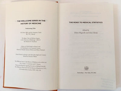 The Road To Medical Statistics Eileen Magnello Hardback Academic Textbook - Image 1 of 4