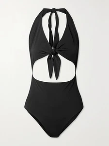 Mara Hoffman Maddy Cutout Halter One Piece Swimsuit Womens Small Beach Sexy $275 - Picture 1 of 11