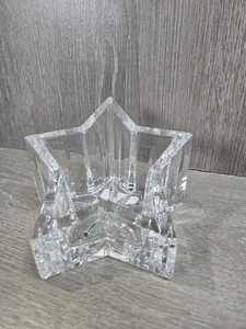 Plato Waterford Cristal Forma Estrella Elegante Decoración Vacacional 5" - Imagen 1 de 4