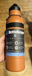 BottleKeeper Orange/Braun Isolierflasche Bierhalter Standard 12oz - Bild 1 von 6
