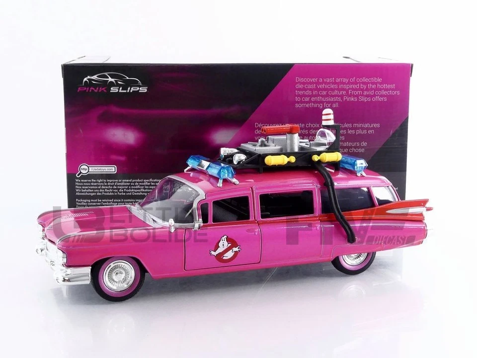 JADA TOYS 1/24 - CADILLAC ECTO-1 GHOSTBUSTERS AMBULANCE - 1959 35951P