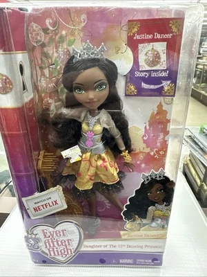 Muñeca bailarina Ever After High Justine 2015 Mattel DHF94 Netflix NUEVA Foto 1 de 4