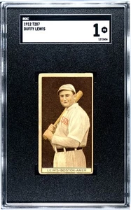 1912 American Tobacco Brown (T207) # Duffy Lewis (French Quarter Find!) SGC 1 - Picture 1 of 2