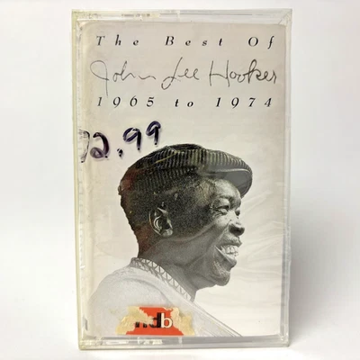 John Lee Hooker - Best of: 1965-1974 - 1992 Cassette - Mint, SEALED - Image 1 of 3