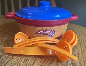 Scrabble Alphabet Scoop Soup Replacement Bowl And Scoops Hasbro Parts Only - Picture 1 of 2