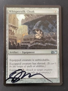 MTG Whispersilk Cloak Signed Daren Bader - Imagen 1 de 1