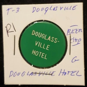 Douglasville Hotel~ Douglasville, PA good for beer in trade token (R1) gft1188  - Bild 1 von 2