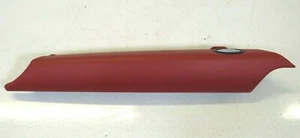 Genuine Used MINI Passenger PVC RHD Knee Guard / Glove Box Button In Red 2752123 - Picture 1 of 5