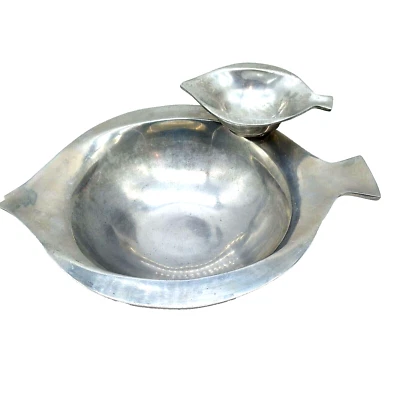 Juego de tazones de aperitivo MCM de aluminio para servir ensalada chips Foto 1 de 4