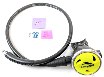 ScubaMax XR 2002 Yellow Octo 2nd Stage Scuba Dive Diving Regulator Octopus #2584 - Image 1 of 4