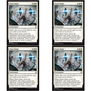 4 x STASIS SNARE NM Battle For Zendikar MTG White - Enchantment Unc Mint - Picture 1 of 1