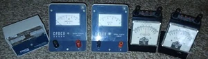 Lot of Cenco & Cambosco Boston Bench Amp Meters  - Picture 1 of 5