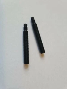 2x 45mm Presta Valve Extenders (Black) - Picture 1 of 1