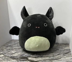 Squishmallow 14” Bart The Bat Kelly Toys Fuzzy Wings Iridescent Ears Rare - Picture 1 of 6