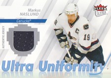 2007-08 Fleer Ultra Hockey Uniformity JERSEY Markus Naslund