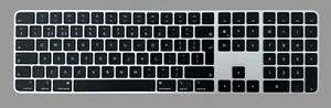 Apple Magic Keyboard with Touch ID & Numeric Keypad (MMMR3B/A) – Silver/Black – - Picture 1 of 4