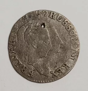 German States Silesia Error Double Struck 1785 B 3 Kreuzer KM 1023 (Invt1481) - Picture 1 of 8