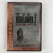 Highlander 2 Renegade Version: The Director's Cut Dvd