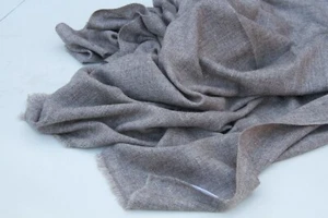 Cashmere Shawl Scarf Pashmina Solid Wrap Handwoven in Nepal Mens Ladies Muffler - Picture 1 of 10