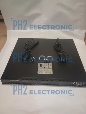 Conmutador de red QUANTA LB6M 10 GB 24 puertos SFP+ fuente de alimentación doble con rack Foto 1 de 4