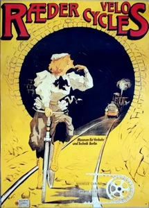 RAEDER - VELOS - CYCLES - Ausstellung - Verkehr und Technik - Poster - Berlin - Picture 1 of 1
