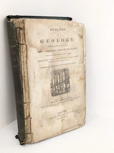 1844 Umrisse der Geologie JL Comstock Antik Christliche Wissenschaft Lehrbuch Schöpfung - Bild 1 von 24