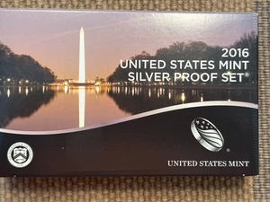 2016 United States Silver Proof Set with COA - Picture 1 of 8