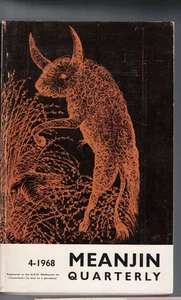 AUSTRALIAN LITERATURE , MEANJIN QUARTERLY , NUMBER 1968 - Picture 1 of 1