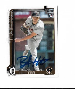 Detroit Tigers BRANT HURTER Signed 2025 Topps Card #348 - Picture 1 of 1
