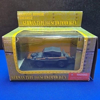 Classic Armor Diecast WW11 German Type 166 Schwimmwagen  1/48 Scale - Image 1 of 4