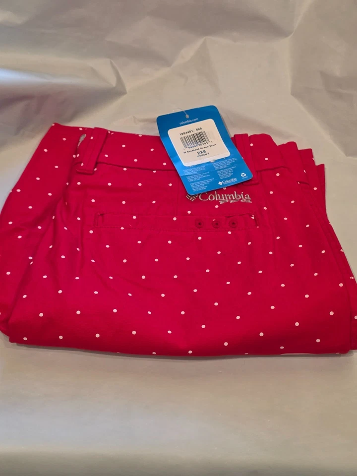 Женские эластичные шорты Columbia PFG Bonehead, Red Spark Swiss Dot, 2 - Изображение 1 из 1