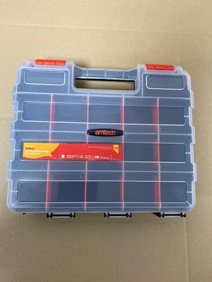 Amtech S6463 Double Sided Storage Box Organiser Screw Box Assortment Box New - Image 1 of 4