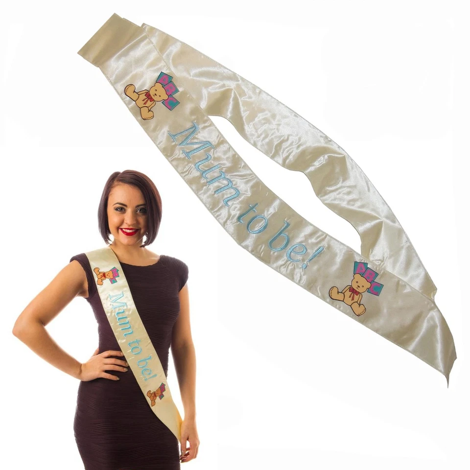 Faja de fiesta bordada para mamá baby shower - amarilla Foto 1 de 1