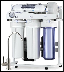 iSpring 500GPD Tankless RO Reverse Osmosis System Drinking Water Filter Purifier - Picture 1 of 9