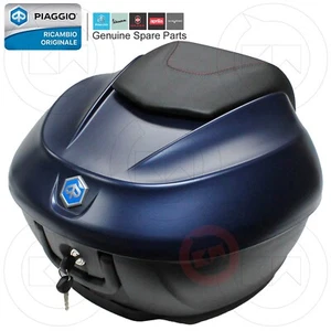 2020 ORIGINAL PIAGGIO BEVERLY 300 SPORT BLUE MATTE 290/A BLUE TRUNK - Picture 1 of 5