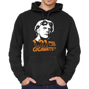 Doc Brown Zurück in die Zukunft Back to the Future Spaß Kapuzenpullover Hoodie - Bild 1 von 1