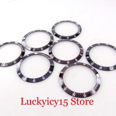 38MM Slope Ceramic Black Watch Bezel Insert Fit SKX GMT 40MM Men Automatic Watch - Image 1 of 4